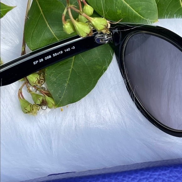 NWT EMILIO Pucci Gradient Oval 55mm Black Sunnies Shades Sunglasses - Picture 16 of 16